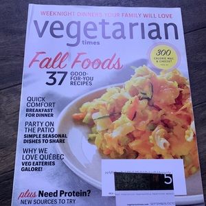 Various Vegetarian Times Magazines